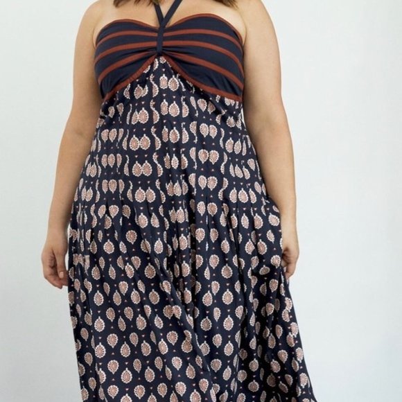 BNWT Anthropologie Zosime Halter Maxi Dress - Picture 3 of 10
